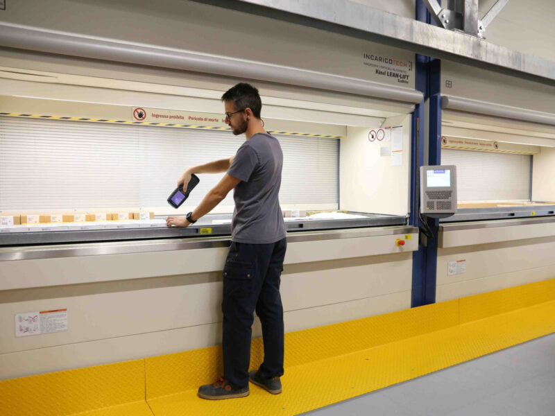 Magazzini automatici verticali presso Galimberti