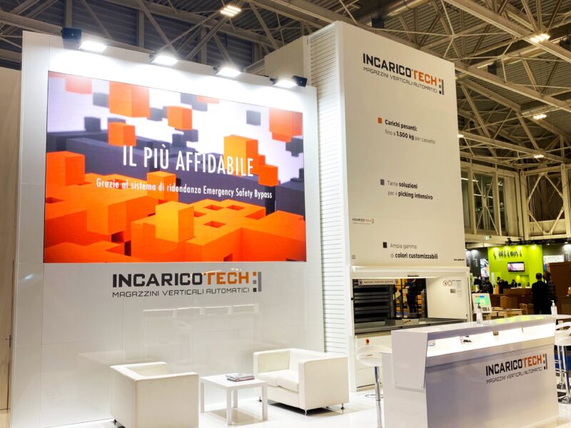 Il magazzino verticale Incaricotech, protagonista al MECSPE