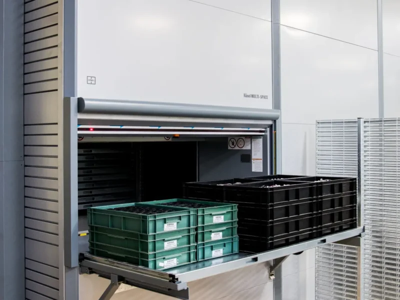 Estrazione del cassetto per operazioni di picking