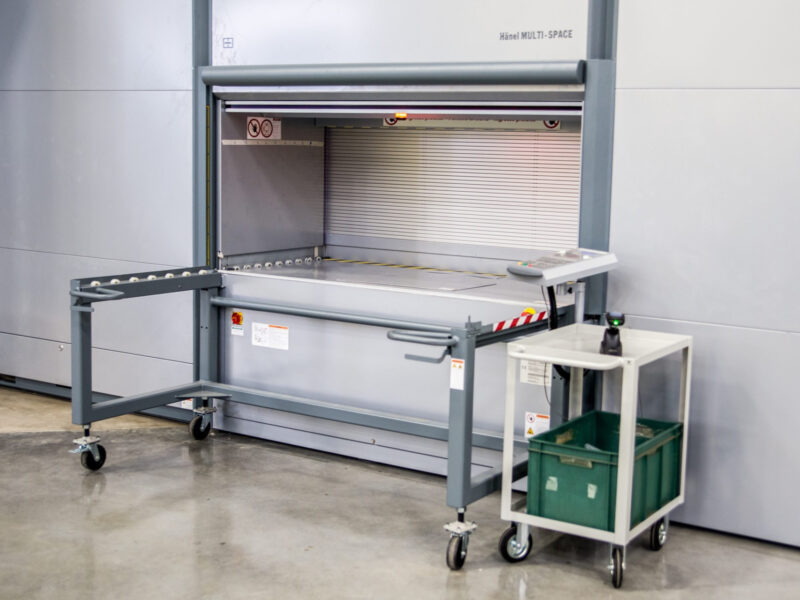 Trolley per magazzini verticali