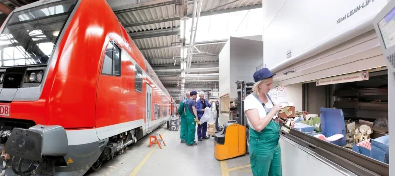 Magazzini verticali per il settore ferroviario