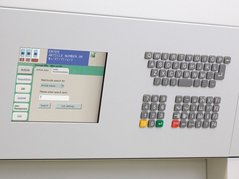 Console- di comando MP12N magazzini rotanti